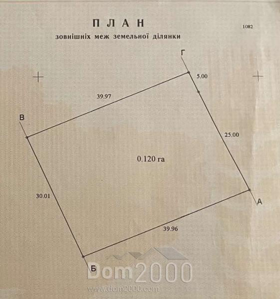 Продам земельный участок - с. Мостище (10684-276) | Dom2000.com