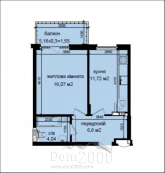 For sale:  1-room apartment in the new building - Метрологическая ул., 107, Feofaniya (10732-373) | Dom2000.com