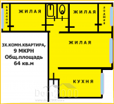 Sprzedający 3-pokój apartament - Ul. Победы, 23, Dniprovskyi (10628-821) | Dom2000.com