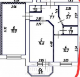 Продам двухкомнатную квартиру - 1-я Баррикадная улица, 24, г. Ростов-на-Дону (10585-001) | Dom2000.com