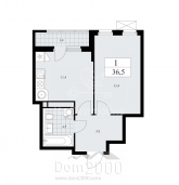 For sale:  1-room apartment in the new building - жилой комплекс Прокшино, 4к5, д. Prokshino (10563-012) | Dom2000.com