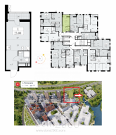 For sale:  1-room apartment in the new building - Russia (10563-097) | Dom2000.com