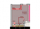 For sale:  1-room apartment in the new building - Шевченковский пер., Harkiv city (9985-101) | Dom2000.com