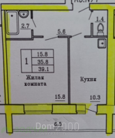 Продам 1-кімнатну квартиру - улица Щорса, 26, м. Чебоксары (10616-115) | Dom2000.com