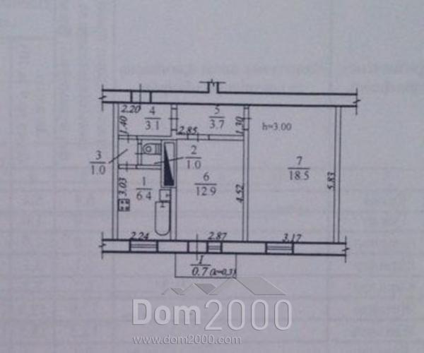 For sale:  1-room apartment - Калинина пр. д.42, Dnipropetrovsk city (5611-134) | Dom2000.com