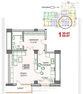 For sale:  1-room apartment in the new building - Победы просп., Harkiv city (10006-231) | Dom2000.com