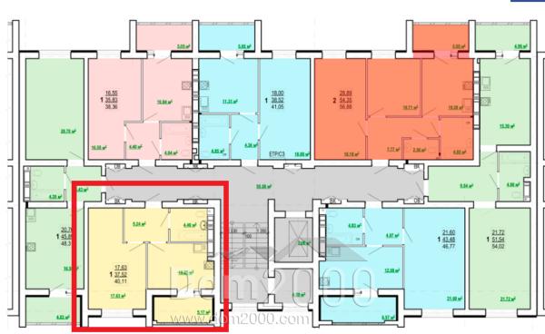For sale:  1-room apartment in the new building - пр. Победы, Шевченківський (9800-249) | Dom2000.com