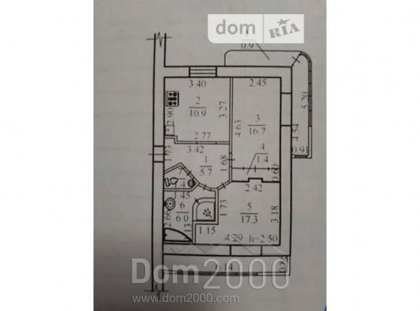 For sale:  2-room apartment - Яворницкого ул., Tsentralnyi (5641-258) | Dom2000.com
