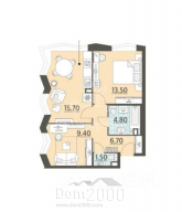 For sale:  2-room apartment in the new building - улица Архитектора Щусева, 14, Moscow city (10563-272) | Dom2000.com