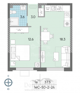 For sale:  2-room apartment in the new building - Западный административный округ str., Moscow city (10563-286) | Dom2000.com