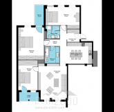 Продам четырехкомнатную квартиру в новостройке - ул. Alauksta iela 9, Рига (3946-305) | Dom2000.com