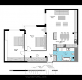 Продам трехкомнатную квартиру в новостройке - ул. Alauksta iela 9, Рига (3946-309) | Dom2000.com
