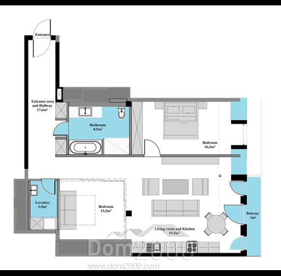 For sale:  3-room apartment in the new building - Alauksta iela 9 str., Riga (3946-310) | Dom2000.com