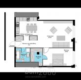 Продам двухкомнатную квартиру в новостройке - ул. Alauksta iela 9, Рига (3946-311) | Dom2000.com