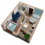 For sale:  1-room apartment in the new building - Леси Украинки д.62, Vishneve city (9804-319) | Dom2000.com #68382485