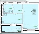For sale:  1-room apartment in the new building - Полтавский Шлях ул., Harkiv city (9929-339) | Dom2000.com