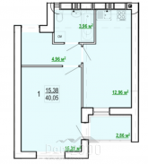 For sale:  1-room apartment in the new building - ул. Шевченко, kyivskyi (9793-403) | Dom2000.com