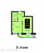 For sale:  1-room apartment in the new building - Эгерский бульвар, 50 str., Cheboksary city (10628-421) | Dom2000.com #77738575
