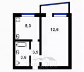 For sale:  1-room apartment - Дорофеева ул. д.20а, Korabelnyi (9709-446) | Dom2000.com