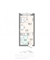 Продам 1-кімнатну квартиру в новобудові - вул. набережная Марка Шагала, 13, м. Москва (10562-456) | Dom2000.com