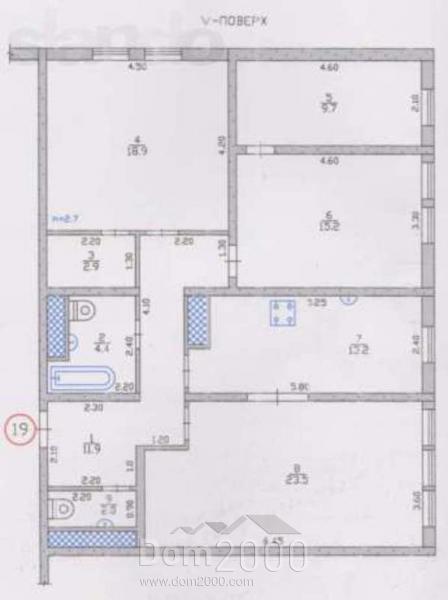 For sale:  4-room apartment in the new building - 8 Марта ул. д.9б, Dnipropetrovsk city (5609-485) | Dom2000.com