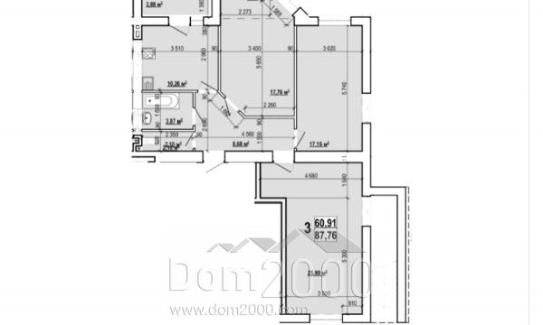 Продам трехкомнатную квартиру в новостройке - ул. Семинарская, Новобаварский (Октябрський) (9793-489) | Dom2000.com