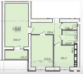 For sale:  2-room apartment in the new building - Harkiv city (9915-504) | Dom2000.com
