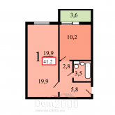 Lease 1-room apartment - Белореченская улица, 39 str., Moscow city (10650-508) | Dom2000.com