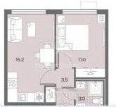 For sale:  1-room apartment in the new building - набережная Марка Шагала, 12 str., Moscow city (10562-517) | Dom2000.com