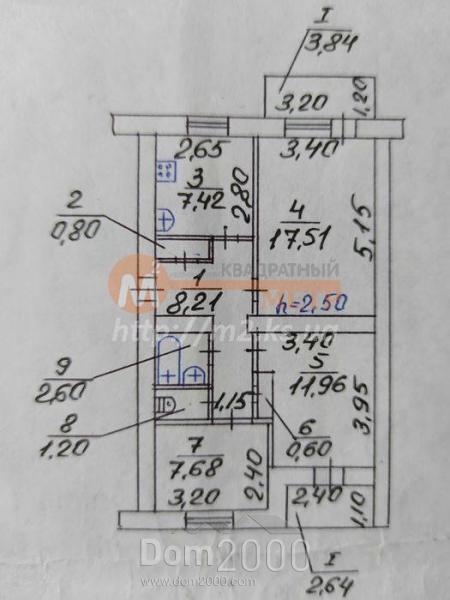 For sale:  3-room apartment - улица Вазова, Herson city (10040-639) | Dom2000.com