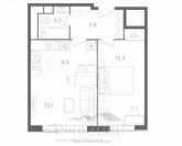 For sale:  1-room apartment in the new building - к1А str., Moscow city (10562-652) | Dom2000.com