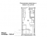 For sale:  1-room apartment in the new building - Спортивный пер., Harkiv city (9923-692) | Dom2000.com