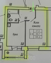 For sale:  1-room apartment in the new building - улица Чернышевского, 1, Kanash city (10635-721) | Dom2000.com
