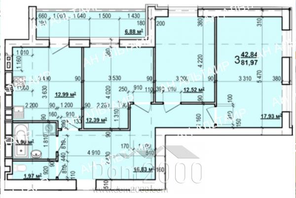 For sale:  3-room apartment in the new building - ул. Мира, Industrialnyi (9810-739) | Dom2000.com