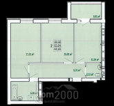For sale:  2-room apartment in the new building - Победы пр., Шевченківський (9794-745) | Dom2000.com