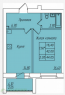 For sale:  1-room apartment - улица Анатолия Игумнова, 28, Cheboksary city (10615-767) | Dom2000.com #77225708