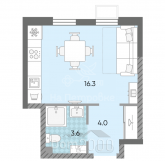 For sale:  1-room apartment in the new building - район Солнцево, Moscow city (10562-774) | Dom2000.com