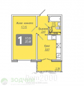 Продам 1-кімнатну квартиру в новобудові - м. Чебоксары (10635-784) | Dom2000.com