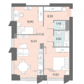 For sale:  2-room apartment - Юго-Западный административный округ str., Moscow city (10562-852) | Dom2000.com