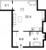 For sale:  1-room apartment in the new building - бул. Леси Украинки 7-В,, Pecherskiy (7254-870) | Dom2000.com #52138180