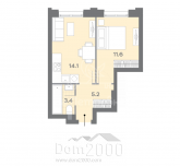 Продам 1-кімнатну квартиру в новобудові - м. Москва (10562-875) | Dom2000.com