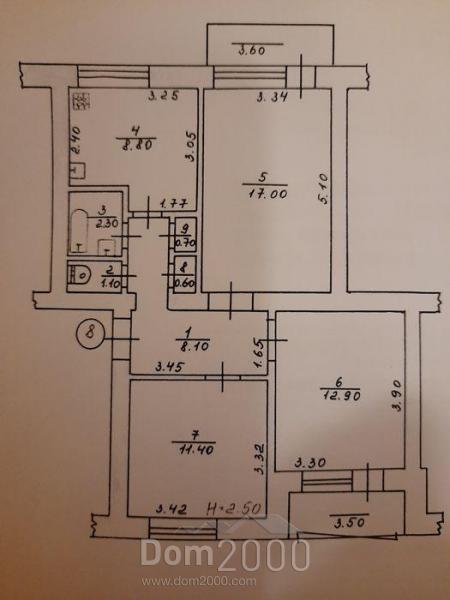 For sale:  3-room apartment - Merefa city (9970-885) | Dom2000.com