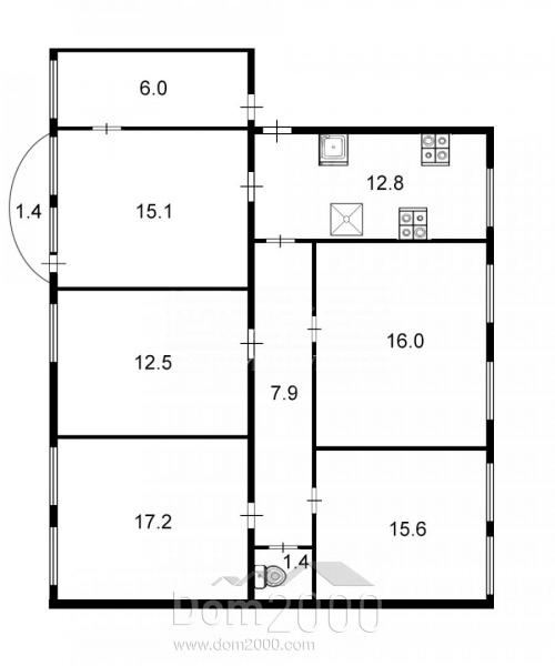 For sale:  5-room apartment - Мончегорская улица, 8 str., Russia (10645-886) | Dom2000.com