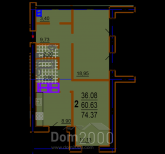 For sale:  2-room apartment in the new building - Шекспира ул., Шевченківський (9807-892) | Dom2000.com