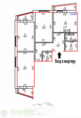 For sale:  3-room apartment - Ярмарочная улица, 19к3 str., Cheboksary city (10635-924) | Dom2000.com