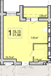 For sale:  1-room apartment in the new building - Harkiv city (9922-932) | Dom2000.com