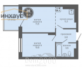 For sale:  2-room apartment in the new building - шоссе Космонавтов, 309А, Perm city (10651-937) | Dom2000.com
