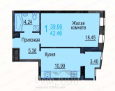 Продам однокомнатную квартиру в новостройке - Гвардейцев-Широнинцев ул., Московский (9807-941) | Dom2000.com