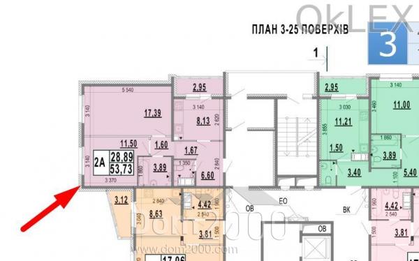 For sale:  2-room apartment in the new building - Гмыри Бориса ул., 30, Osokorki (6440-955) | Dom2000.com