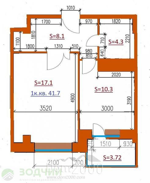 For sale:  1-room apartment - Шибаевская улица, 1 str., Noginsk city (10645-963) | Dom2000.com